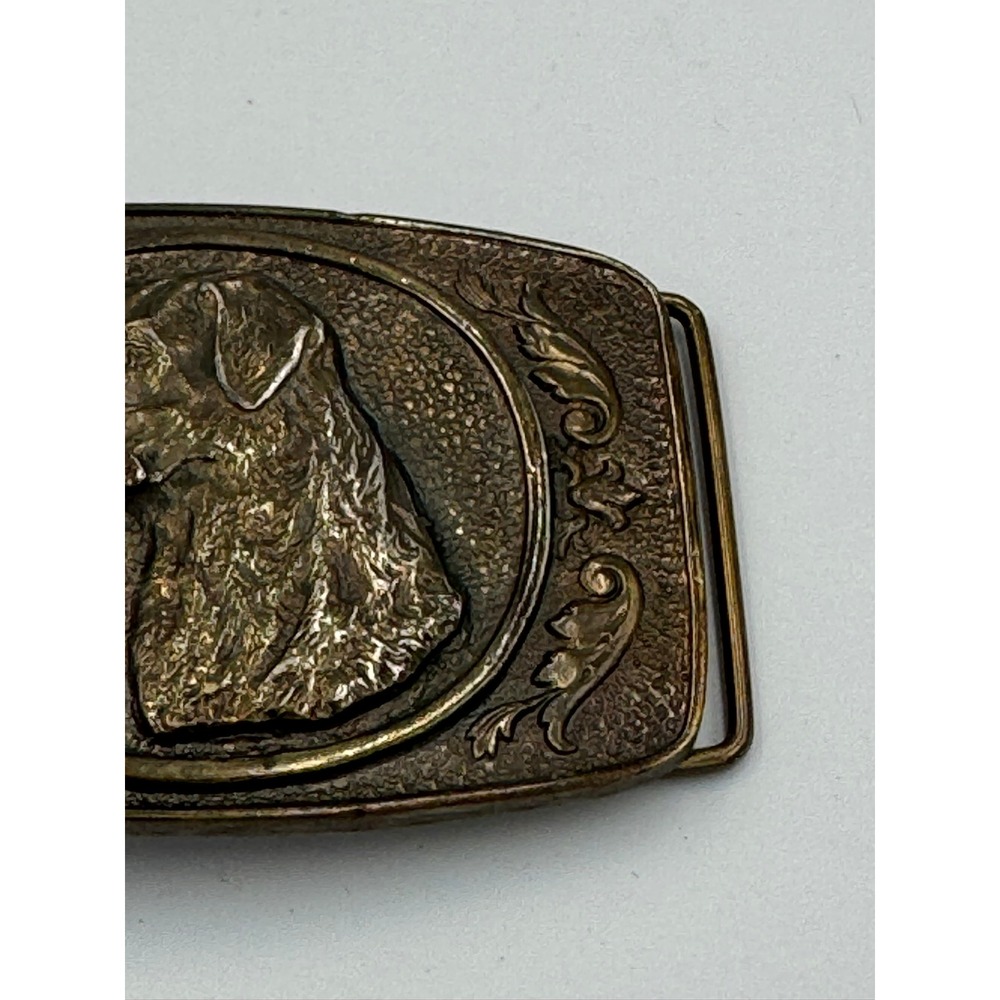 Vintage 1977 Wyoming Studio Art Works Labrador Retriever Belt Buckle RJ Ventrice - Picture 4 of 15